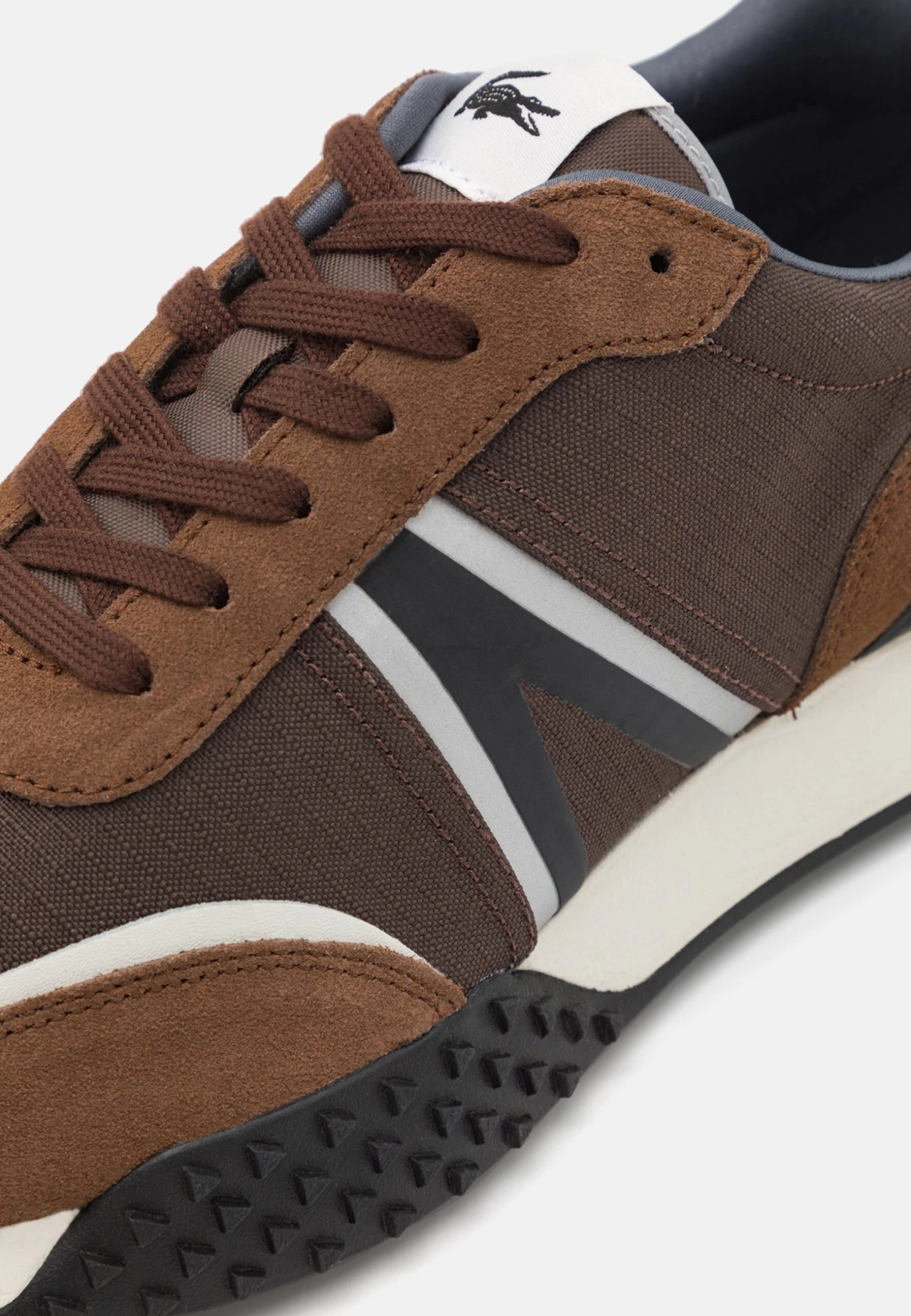 Lacoste L-Spin Deluxe- Sneakers Laag - Dark Brown/Off White 6 Lacoste L-Spin Deluxe- Sneakers Laag - Dark Brown/Off White - Afbeelding 6