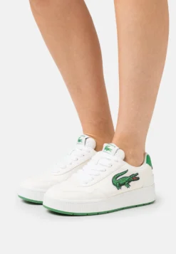 Lacoste Ace Clip- Sneakers Laag - White/Green