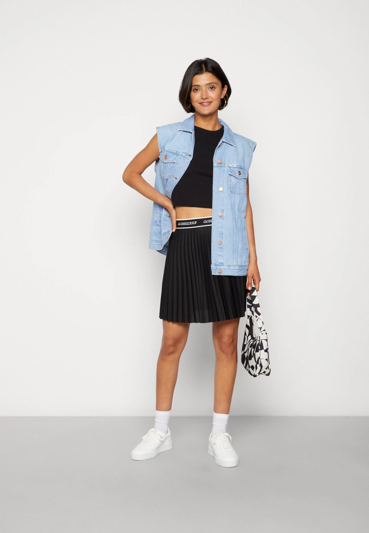 Lacoste Plooirok - Black 2 Lacoste Plooirok - Black - Afbeelding 2