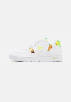 Lacoste T-Clip Unisex - Sneakers Laag - White/Yellow