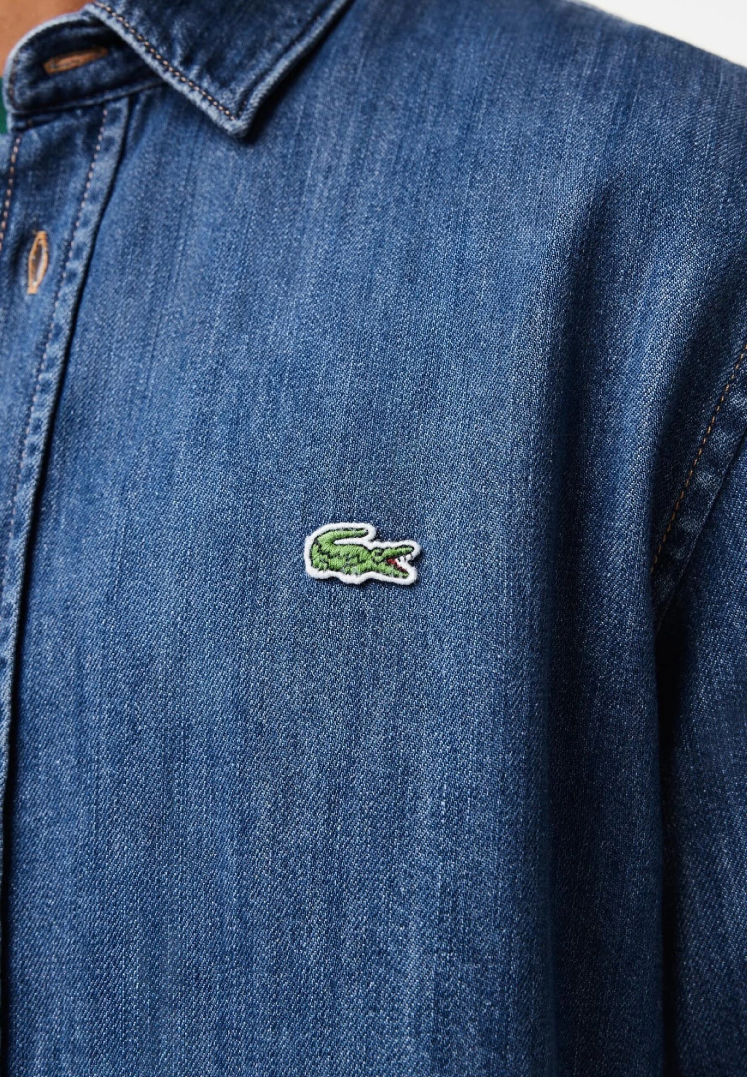 Lacoste Langarm - Overhemd - Bleu 4 Lacoste Langarm - Overhemd - Bleu - Afbeelding 4