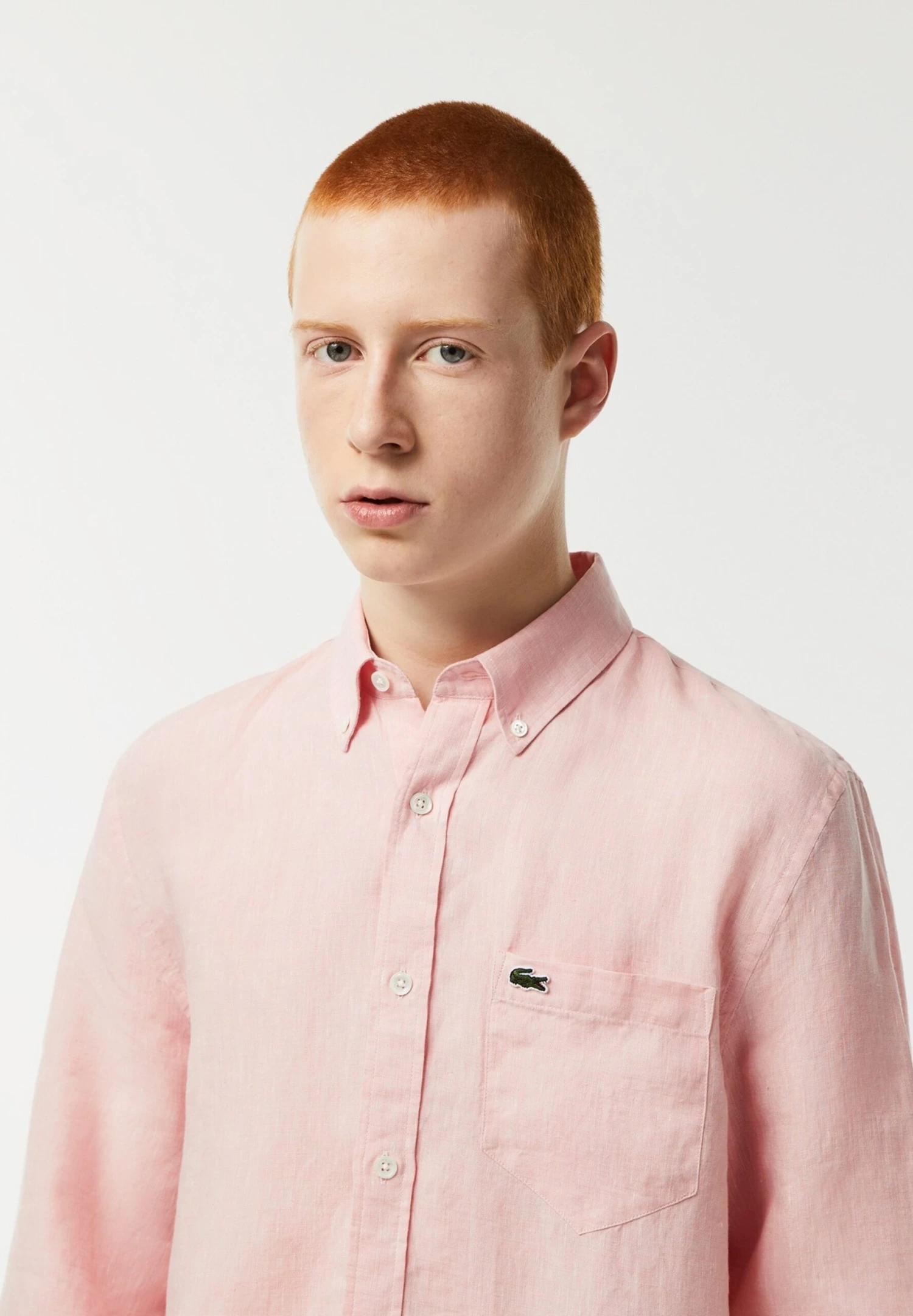 Lacoste Overhemd - Rose Pale 4 Lacoste Overhemd - Rose Pale - Afbeelding 4