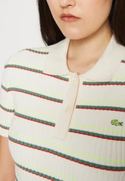 Lacoste Knitted Polo Mini Dress - Gebreide Jurk - Lapland/Flour-Multicolore -Lacoste b27187e94219416a94501f9f64655ed6 scaled