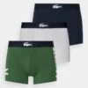 Lacoste 3 Pack - Onderbroeken - Thym/Marine/Blanc