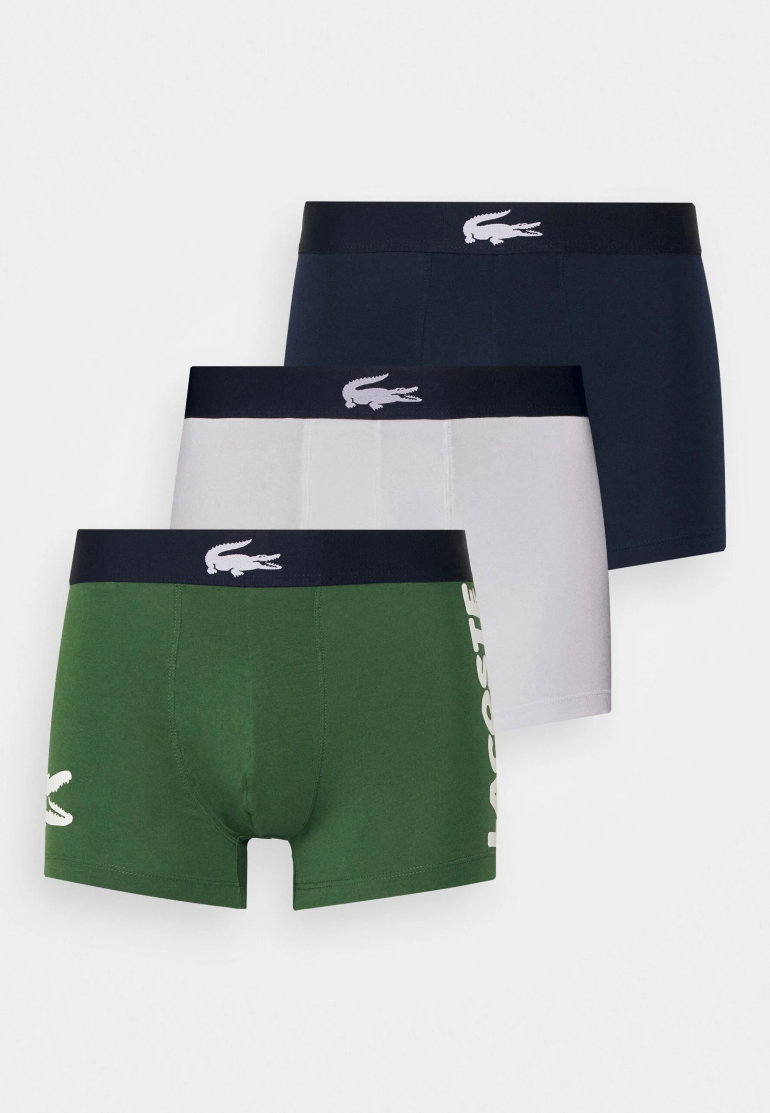 Lacoste 3 Pack - Onderbroeken - Thym/Marine/Blanc 1 Lacoste 3 Pack - Onderbroeken - Thym/Marine/Blanc