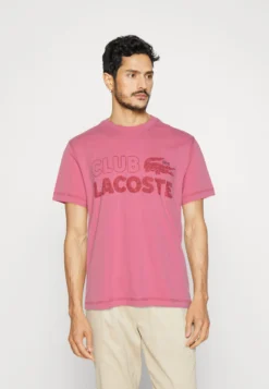 Lacoste T-Shirt Print - Reseda Pink