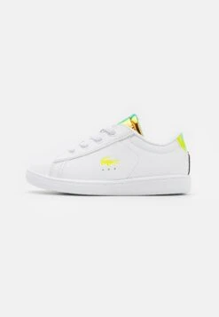 Lacoste Carnaby Unisex - Sneakers Laag - White/Yellow