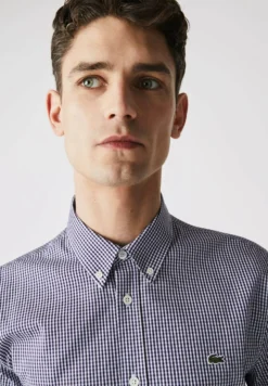 Lacoste - Overhemd - Blanc / Bleu Marine -Lacoste c06eadf75862449b8091adca726e350f scaled