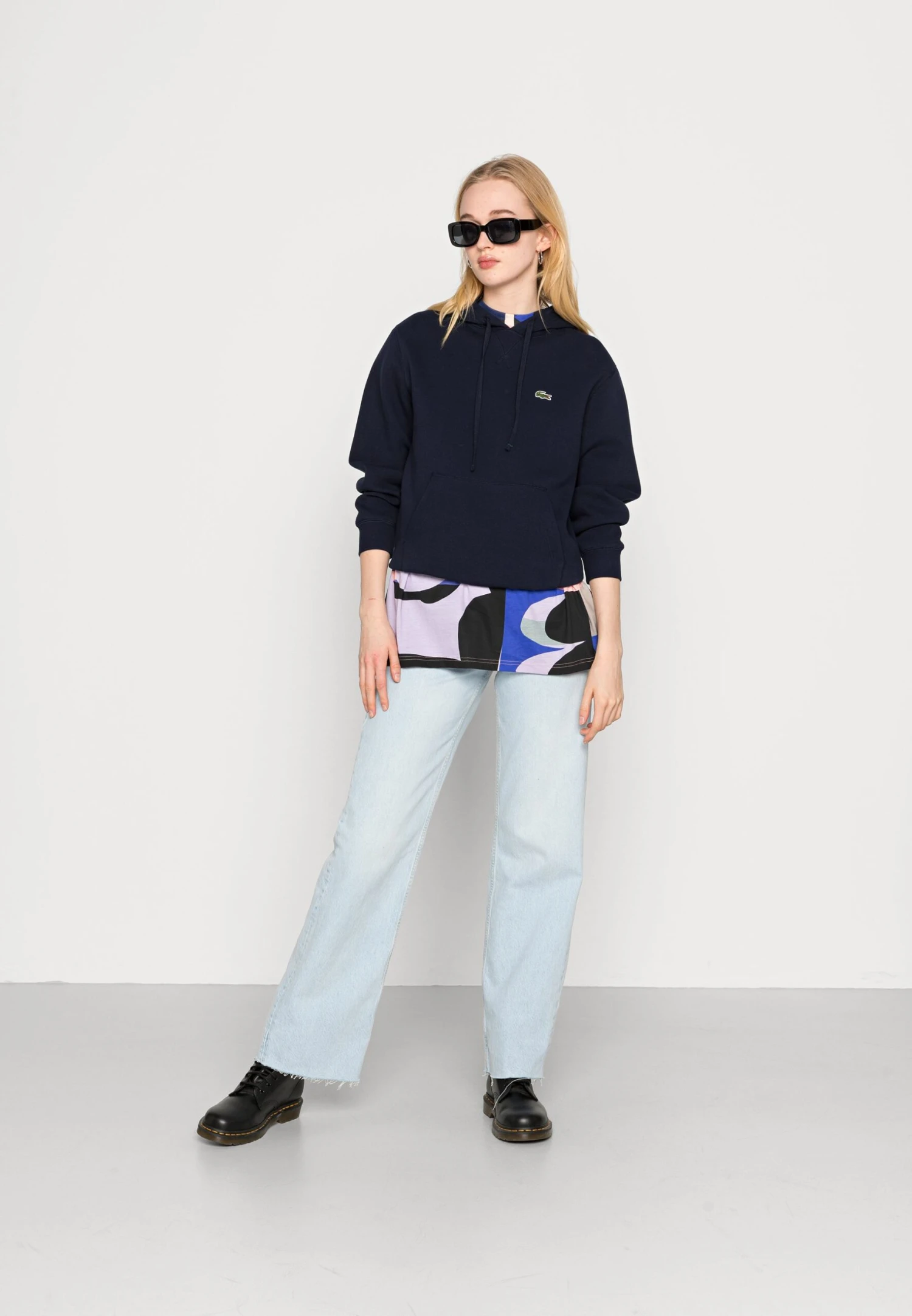 Lacoste Hoodie - Marine 2 Lacoste Hoodie - Marine - Afbeelding 2