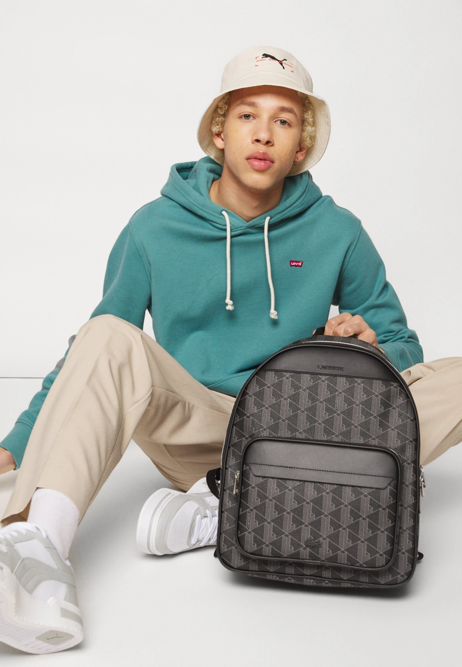 Lacoste The Blend Unisex - Rugzak - Black 3 Lacoste The Blend Unisex - Rugzak - Black - Afbeelding 3