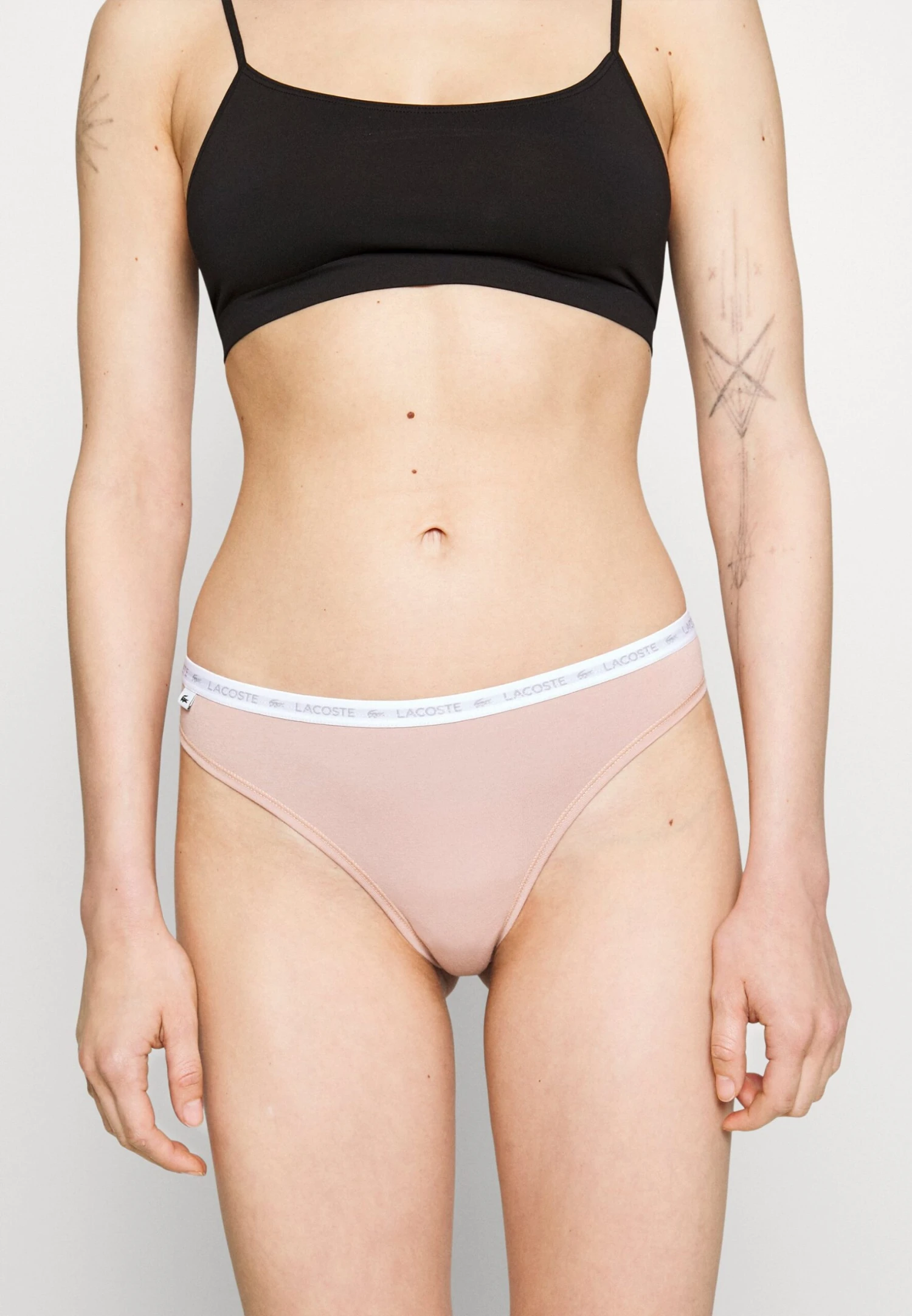 Lacoste String - Black/Grey/White 4 Lacoste String - Black/Grey/White - Afbeelding 4