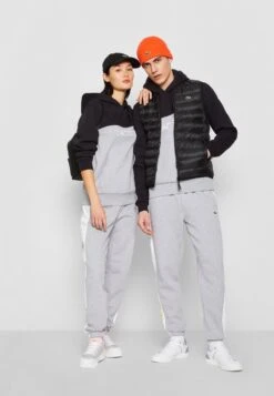 Lacoste 36 Lacoste Trainingsbroek - Silver-Coloured Chine/White