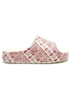 Lacoste X Netflix - Badslippers - White/Red