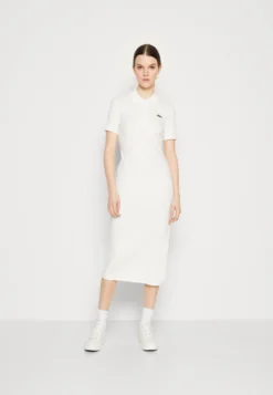 Lacoste Gebreide Jurk - Flour
