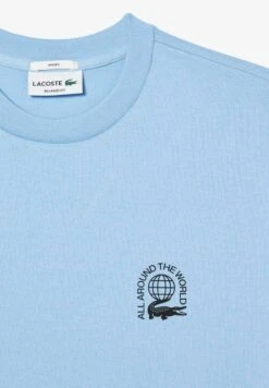 Lacoste T-Shirt Print - Bleu -Lacoste d1db0673e9e44f20a85c9f1b9f1d193c