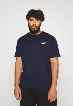 Lacoste Plus Size - T-Shirt Basic - Bleu Marine