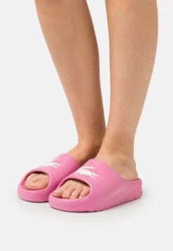 Lacoste Croco 2.0 - Badslippers - Pink/Off White