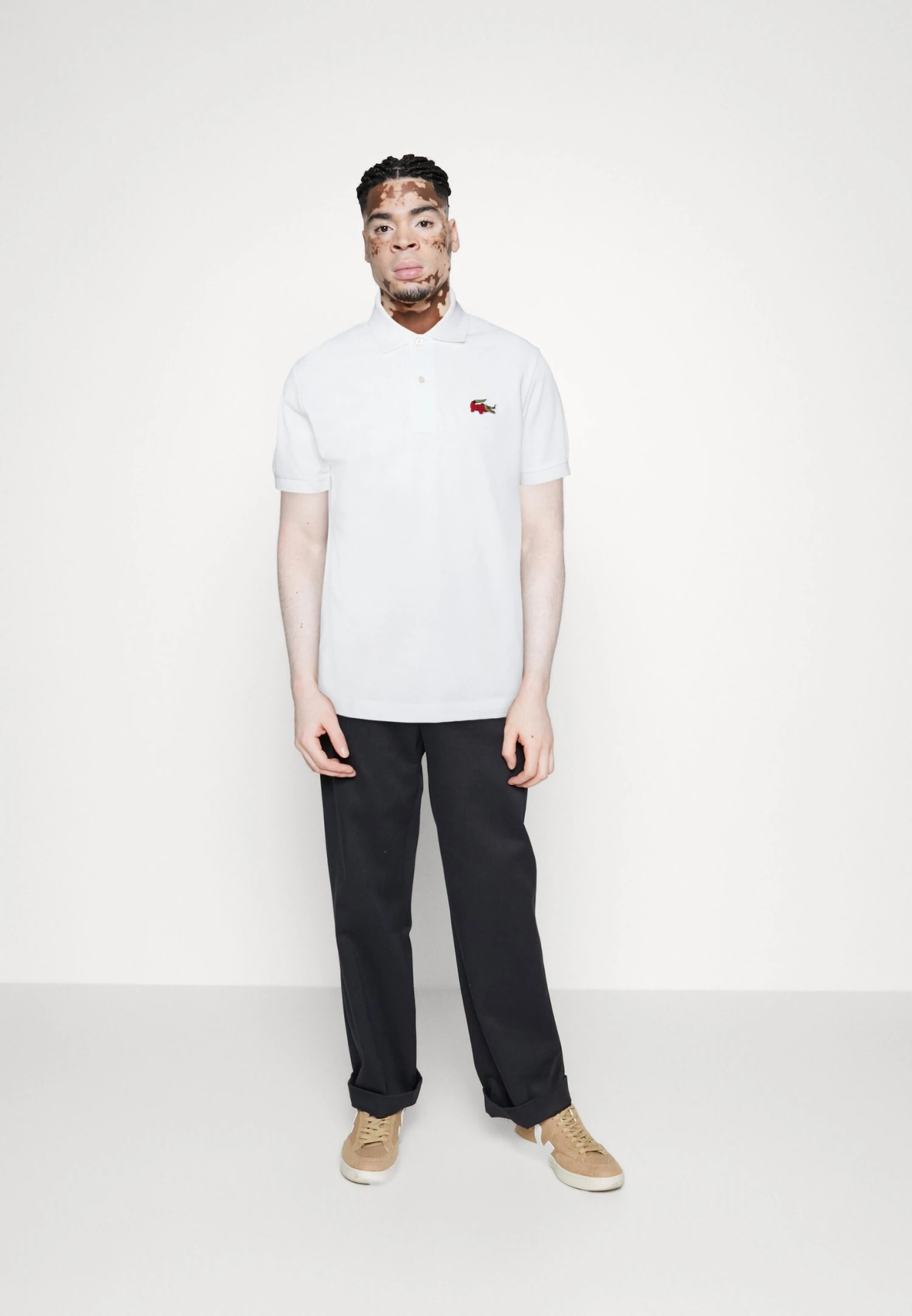 Lacoste X Netflix - Poloshirt - White 2 Lacoste X Netflix - Poloshirt - White - Afbeelding 2
