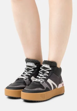 Lacoste Sneakers Laag - Black/Pink