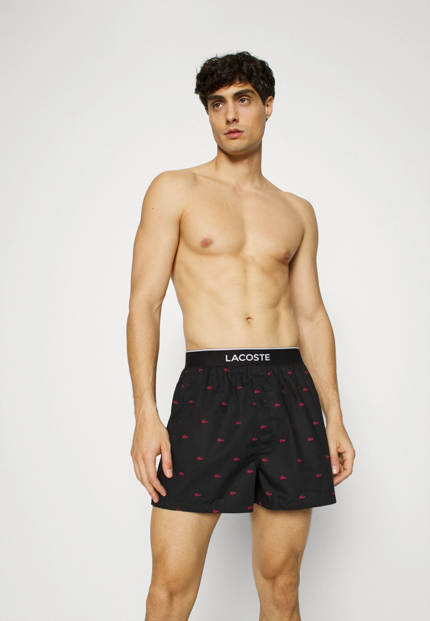 Lacoste 3 Pack - Boxershort - Noir/Blanc/Andrinople 1 Lacoste 3 Pack - Boxershort - Noir/Blanc/Andrinople