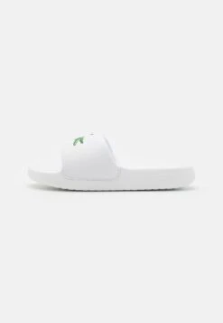 Lacoste Serve - Badslippers - White/Green