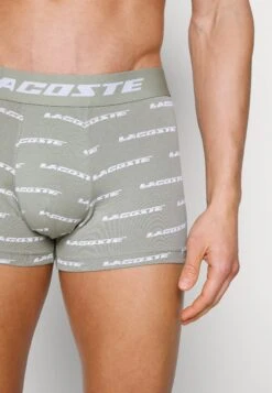 Lacoste 3Pack - Onderbroeken - Lychen Khaki/Silver Chine -Lacoste e6be6a2fbb0b4b65b9d7d54d33b507d4