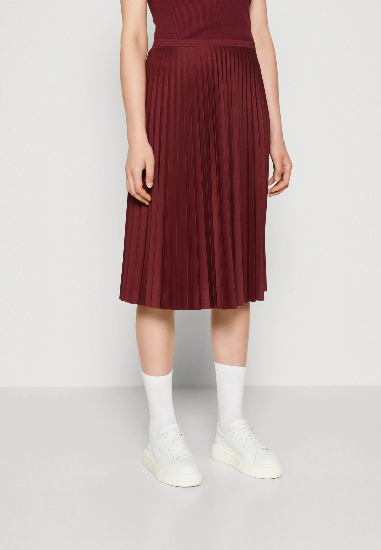 Lacoste A-Lijn Rok - Bordeaux 1 Lacoste A-Lijn Rok - Bordeaux