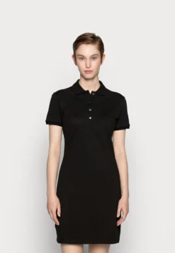 Lacoste Jerseyjurk - Black