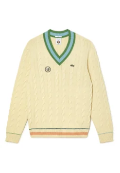Lacoste Homme - Trui - Jaune Blanc