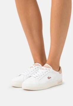 Lacoste Powercourt - Sneakers Laag - White/Light Pink