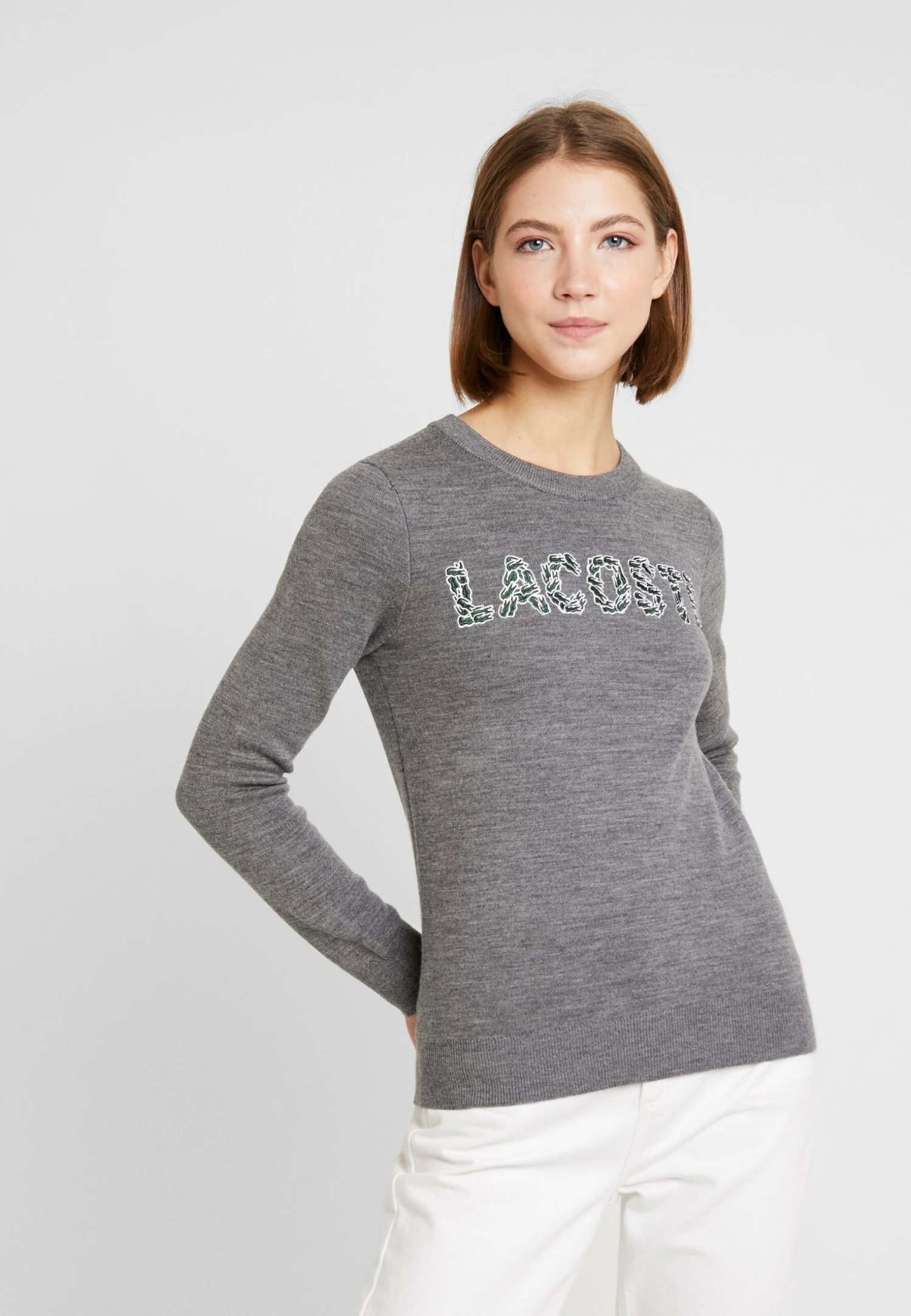 Lacoste Trui - Stone Chine 1 Lacoste Trui - Stone Chine