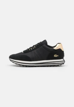 Lacoste L-Spin- Sneakers Laag - Black/Gold