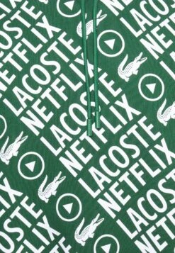 Lacoste X Netflix - Hoodie - Green/White -Lacoste f383e71423d3406da0d84207d788c967