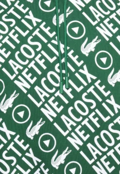 Lacoste X Netflix - Hoodie - Green/White -Lacoste f383e71423d3406da0d84207d788c967 scaled