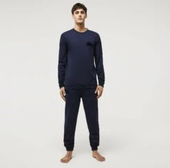 Lacoste Pyjamashirt - Bleu Marine