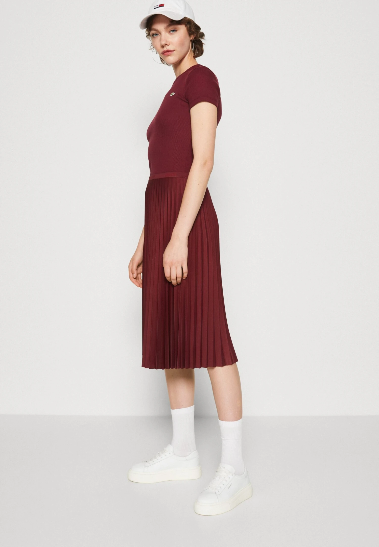 Lacoste A-Lijn Rok - Bordeaux 4 Lacoste A-Lijn Rok - Bordeaux - Afbeelding 4